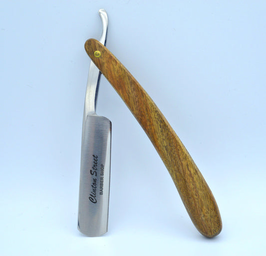 Wood Straight Razor